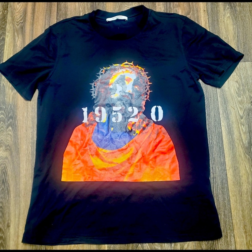 Givenchy organza t-shirt Crewneck ribbed neckline